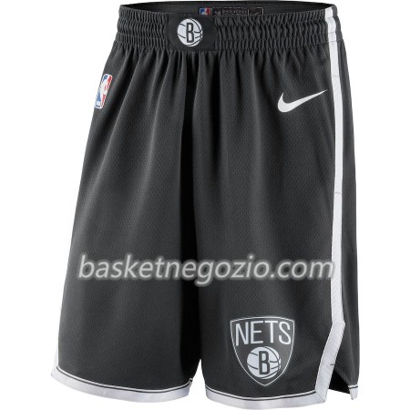 Brooklyn Nets Uomo Pantaloncini Nero 2018-19 Nike Swingman